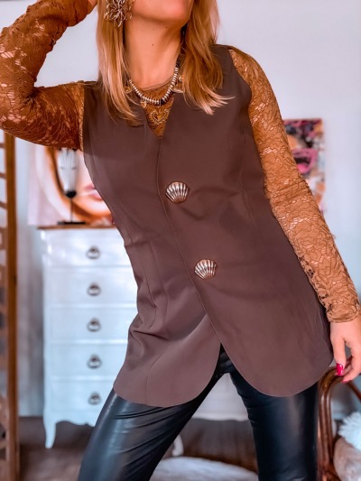 BLAZER MONA CHOCO