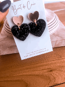 BOUCLES  BELZA BLACK GLITTER 