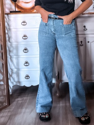 JEAN FLARE DENIM LINA 