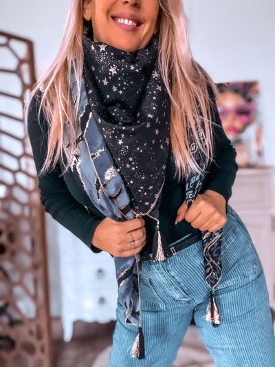 ECHARPE REVERSIBLE CARA