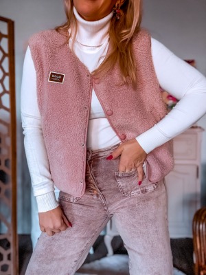 VESTON DOUDOU MILA ROSE