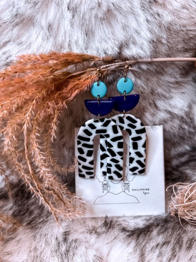 BOUCLES PHILIPPINE ZEBRE MIX