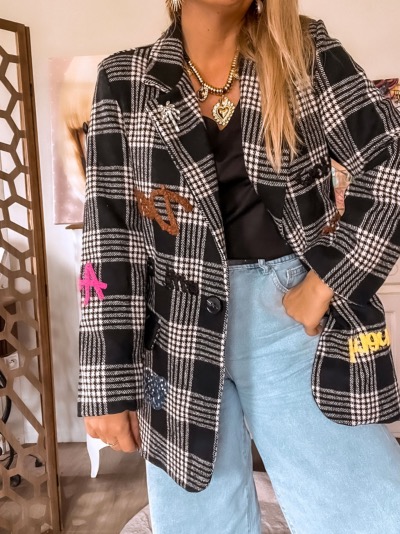 BLAZER PATCH CARREAUX