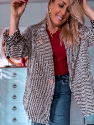 BLAZER LEONORE CAMEL