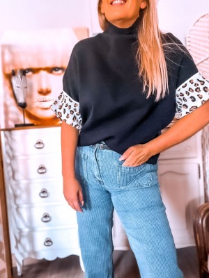 PULL LEGER LEON NOIR