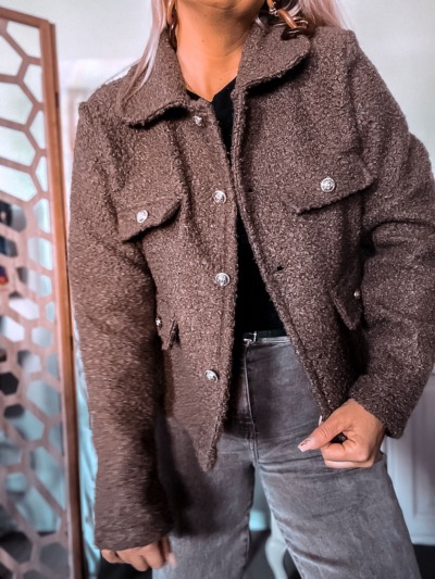 VESTE SYMBA CHOCOLAT