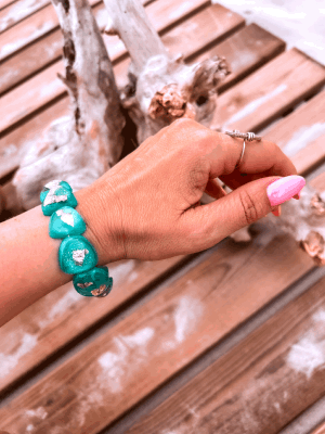 BRACELET SAORI X ATELIER OTE TURQUOISE