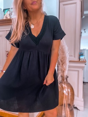 ROBE BOHEME AVA NOIRE