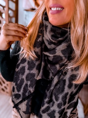 ECHARPE GOLDY LEOPARD