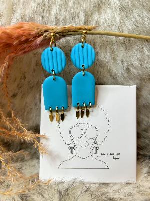 BOUCLES PHILIPPINE BOHEME BLEUES