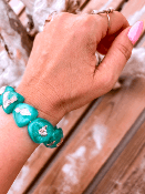 BRACELET SAORI X ATELIER OTE TURQUOISE