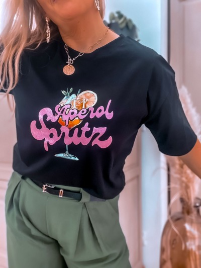 T SHIRT SPRITZ NOIR