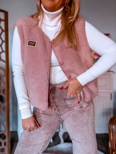 VESTON DOUDOU MILA ROSE