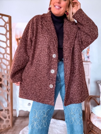 VESTE GILET LUNA COZY CHOCO